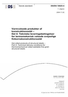 DANSK DS/EN 10025-4