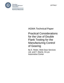 AGMA 13FTM12