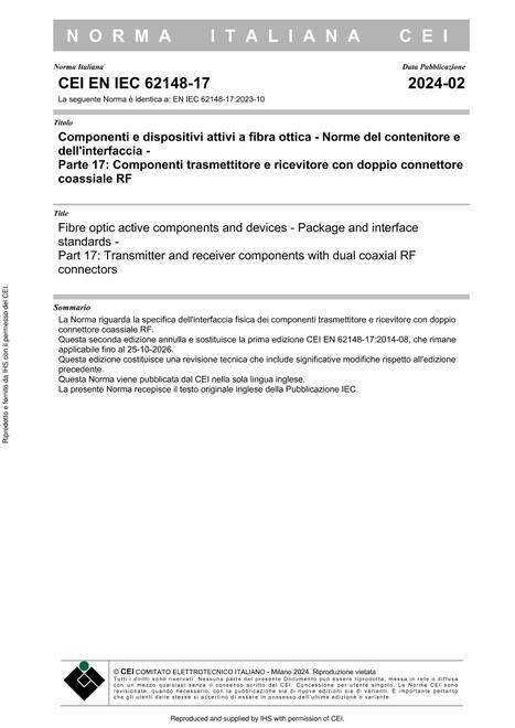 CEI EN IEC 62148-17