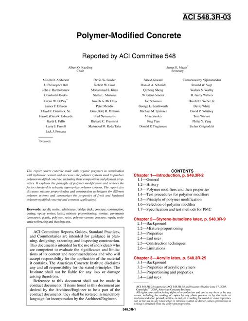 ACI 548.3R-03