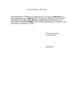FIPS FIPS-PUB-116 Notice 1 - Withdrawn