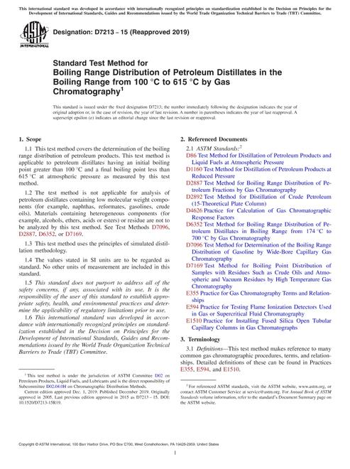 ASTM D7213-15(2019)