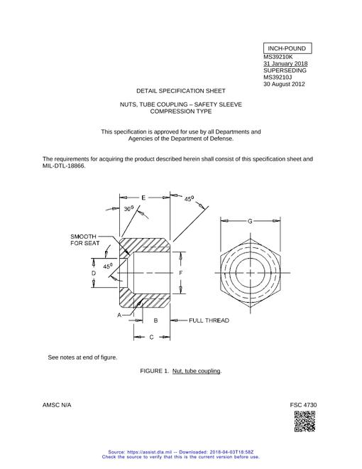 MIL MS39210K