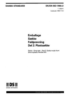DANSK DS/EN ISO 7965-2