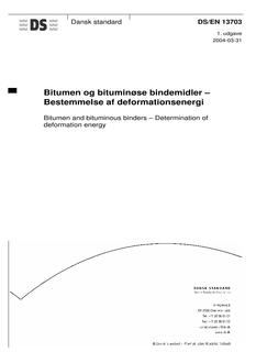 DANSK DS/EN 13703