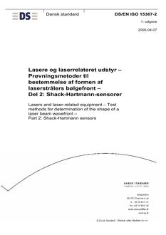 DANSK DS/EN ISO 15367-2