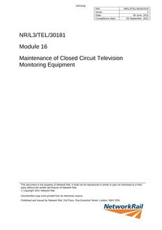NR NR/L3/TEL/30181/016 ISSUE 1