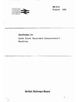 NR BR 1619 ISSUE 1