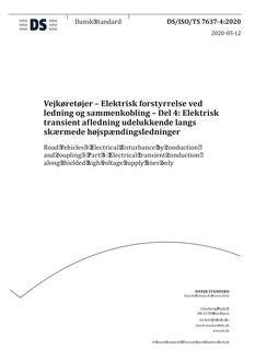 DANSK DS/ISO/TS 7637-4
