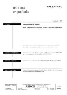 AENOR UNE-EN 60706-3
