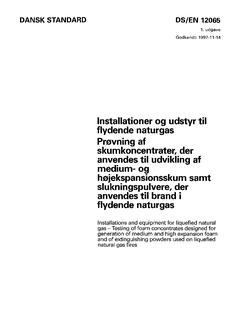 DANSK DS/EN 12065