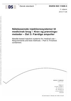 DANSK DS/EN ISO 11608-3