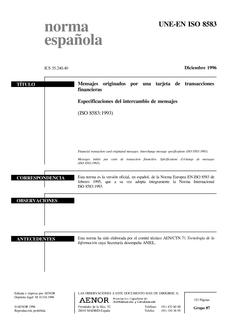 AENOR UNE-EN ISO 8583