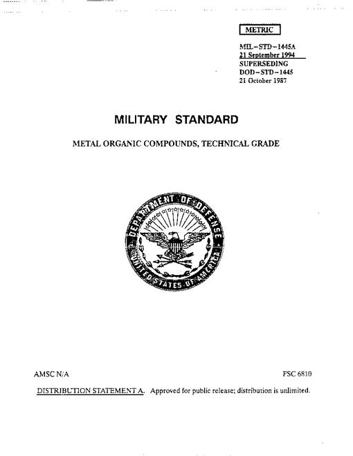 MIL MIL-STD-1445A