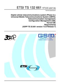 ETSI TS 132 661
