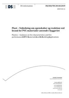 DANSK DS/ISO/TR 20118