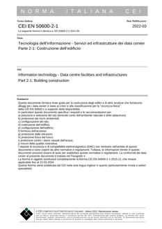 CEI EN 50600-2-1