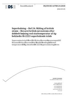 DANSK DS/EN IEC 61788-24
