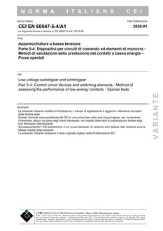 CEI EN 60947-5-4