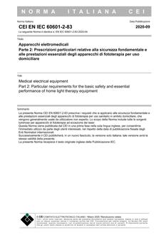 CEI EN IEC 60601-2-83