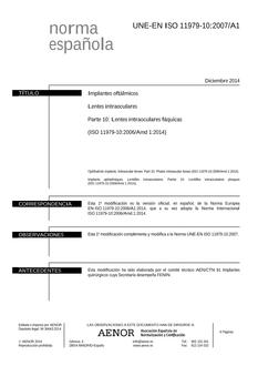 AENOR UNE-EN ISO 11979-10
