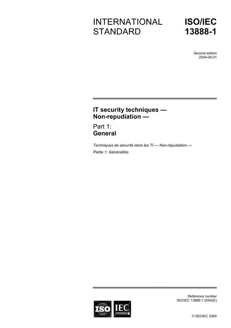ISO/IEC 13888-1:2004