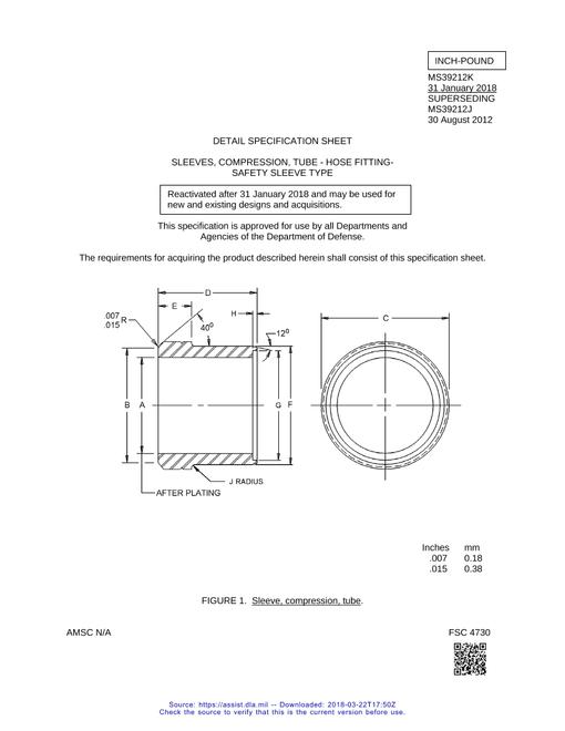 MIL MS39212K