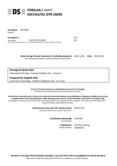 DANSK DSF/ISO/IEC DTR 24030