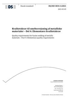 DANSK DS/ISO 3834-4