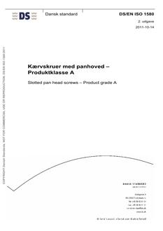 DANSK DS/EN ISO 1580
