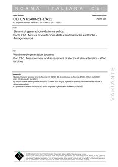 CEI EN IEC 61400-21-1