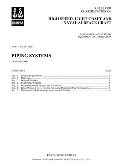 DNV DNV-RU-HSLC PART 4 CHAPTER 6