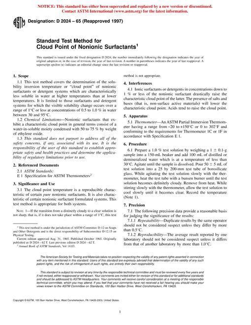 ASTM D2024-65(1997)