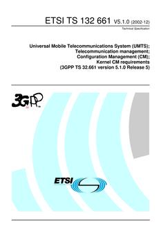 ETSI TS 132 661