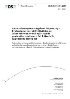 DANSK DS/ISO 20140-1