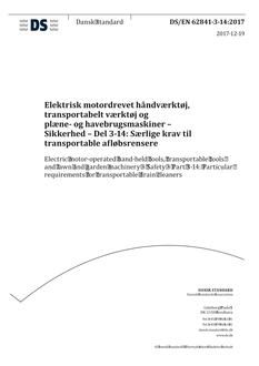 DANSK DS/EN 62841-3-14