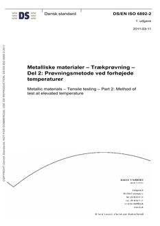 DANSK DS/EN ISO 6892-2