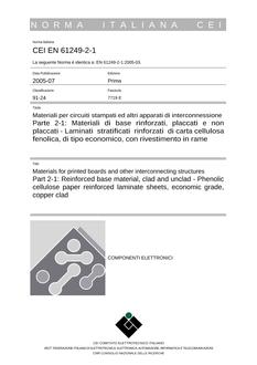 CEI EN 61249-2-1