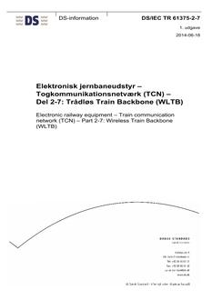 DANSK DS/IEC TR 61375-2-7
