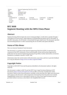IETF RFC 8660
