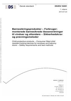 DANSK DS/EN 16281