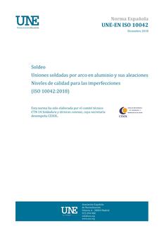 AENOR UNE-EN ISO 10042