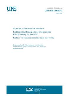 AENOR UNE-EN 12020-2