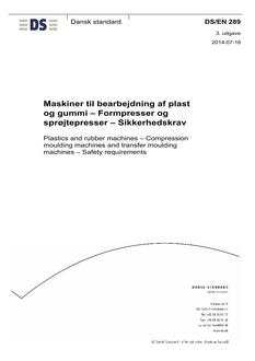 DANSK DS/EN 289
