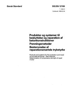 DANSK DS/EN 12190