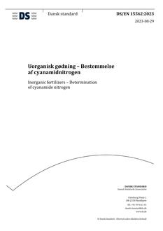 DANSK DS/EN 15562