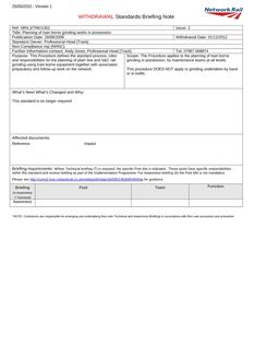 NR NR/L3/TRK/1302 ISSUE 2