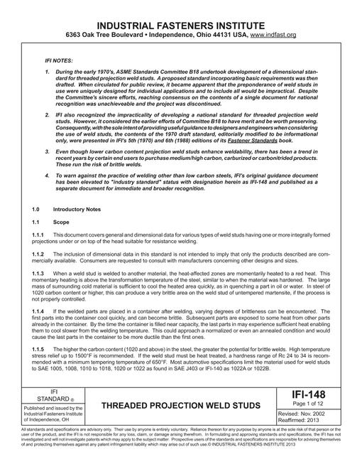 IFI 148 (R2013)