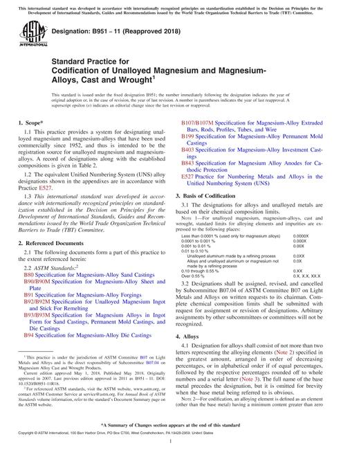 ASTM B951-11(2018)