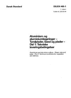 DANSK DS/EN 485-1